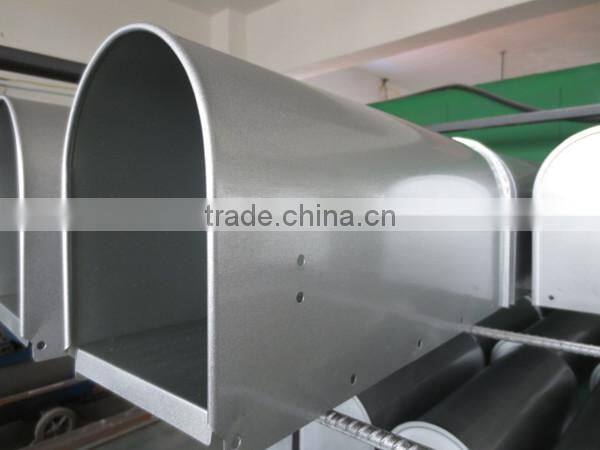 American mailbox postbox with pedestal