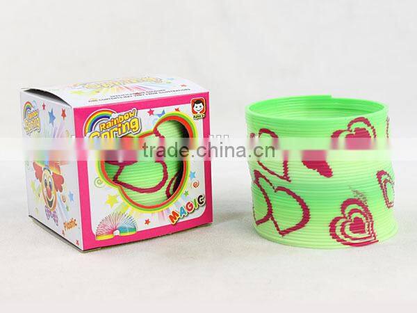 promotional good quality rainbow spring toys for sale/magic rainbow circle