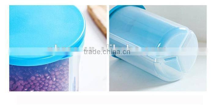NBRSC Kitchen Divided Plastic Sealed Box Dry Food Storage Crisper Cereal Container with Lids