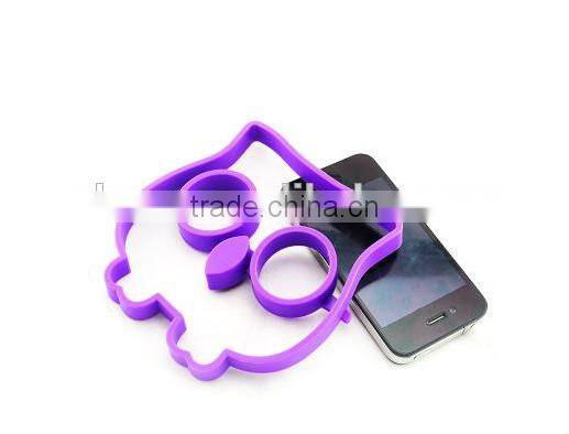 Silicone Owl Shaped Silicone Egg Ring, eco-friendly Silicone Egg Cooking Mold