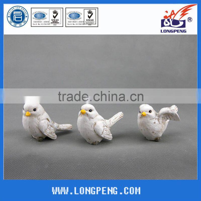 Factory direct new resin bird figure ornaments crafts,christmas tree ornaments
