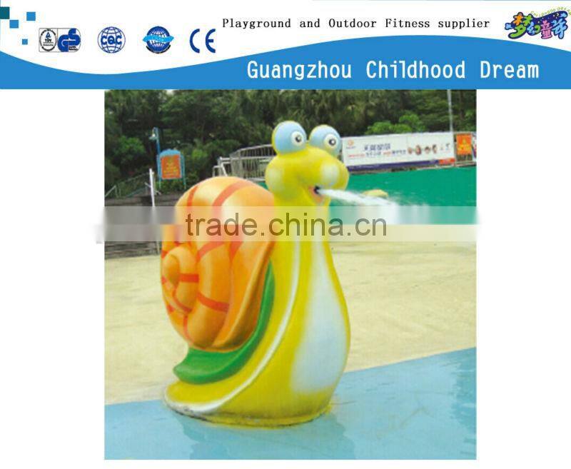 (HD-7102)Lovely yellow snail water park parts