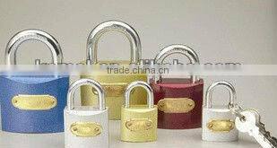 color painted iron padlock
