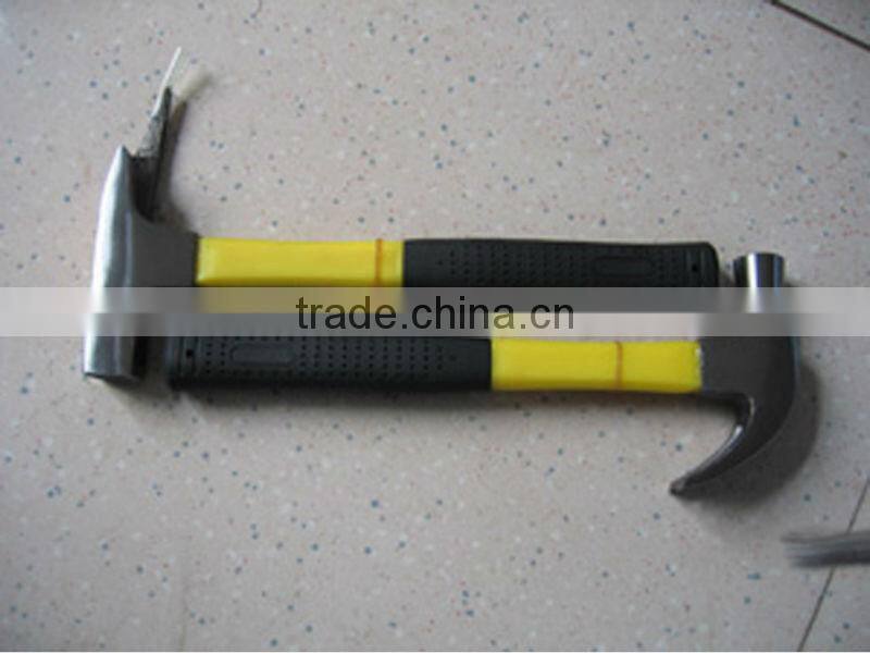 good quality TUV/GS 0.6KG one-piece roofing hammers with steel handle