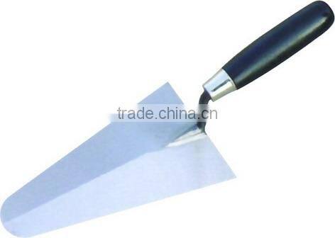 Carbon steel hand trowel 5'' with wood handle