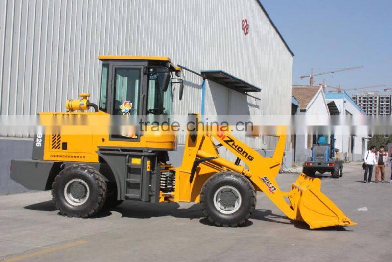 2ton cheaper wheel loader HZ926