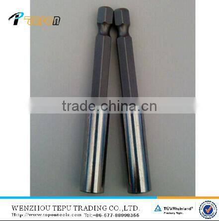 Hex shank 1/4'' 75mm lenght magnetic bit holder