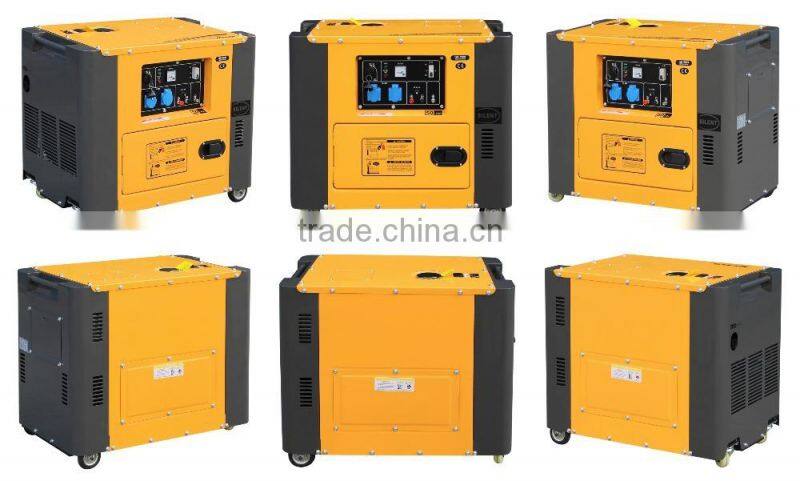 220V50hz electric start 100% copper 188FA diesel engine diesel generator for sale
