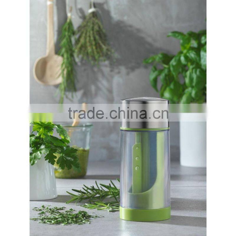 2016 amzon hot selling 2 in 1 kitchen tools herb stripper salt and pepper grinder