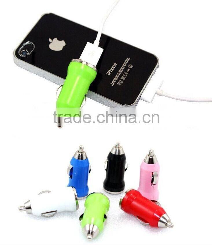 New Design One Port Mini USB Car Charger For Smart Phone