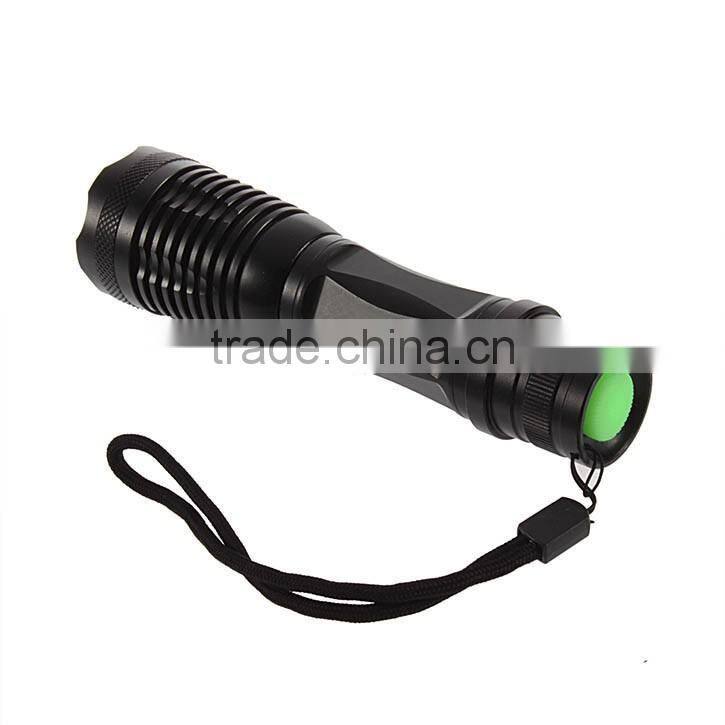 XML-T6 Light LED Flashlight Torch Zoomable 1600LM Flashlight Torch 18650 Battery Charger Holster Highlight Torch Flashlight