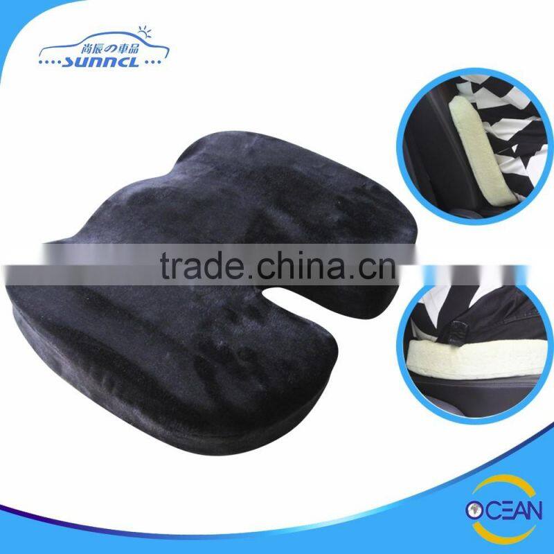New Model Velvet Case Half Micro Particles Half Memory Foam Chinese Neck Pillow