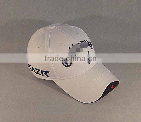 Custom embroidered logo Cotton material Golf Cap