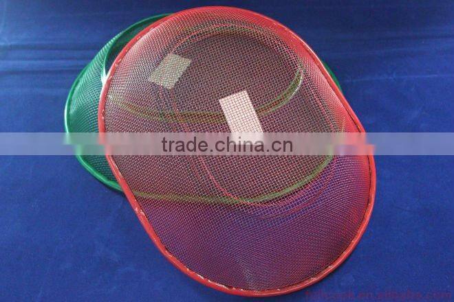 Colorful oval shape food basket, fruit basket, vegetable basket w/stander