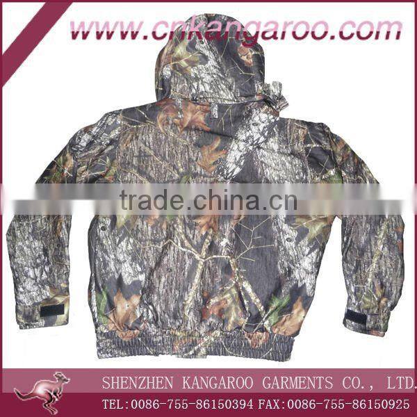 Mossy camouflage hunting jacket