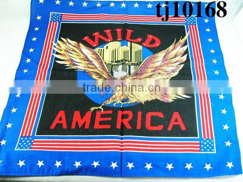 personlized cotton red pepper printing bandana kerchief