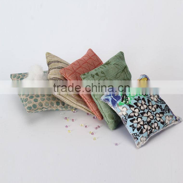 Air freshener type fabric scent sachet, fragrant small bag