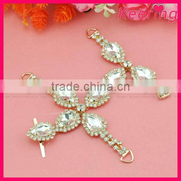 Decorative shoe clip fashion large metal clip WSC-211