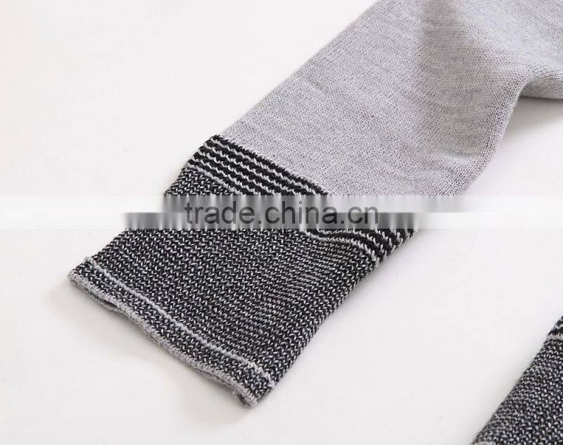 Men's fine cardigan grey kintwear