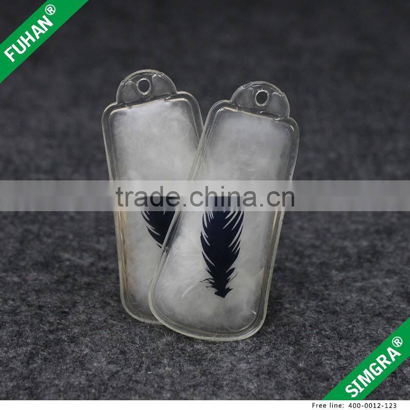 Custom Logo Winter Coat Filled Down Feather Tag