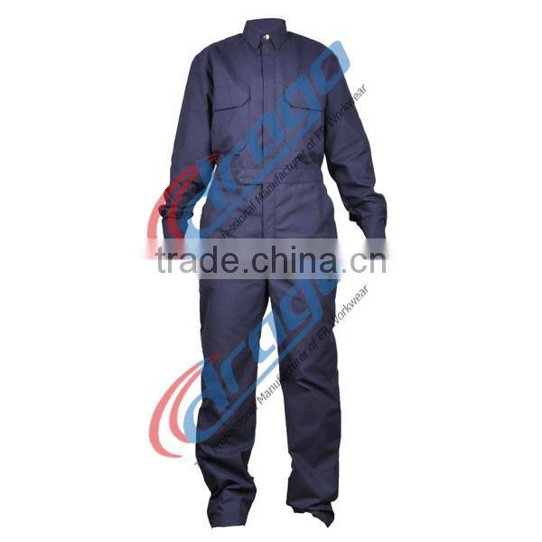 EN 1149-3 oil field flame resistant aramid coverall