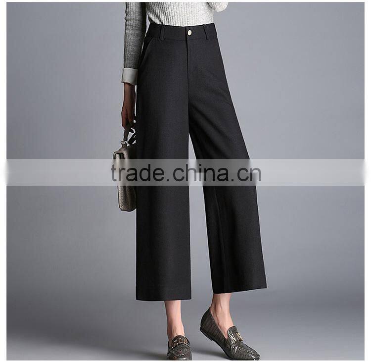 2017 nine pants loose wide leg pants female waist pants feet wide leg pants custom made manufacturer