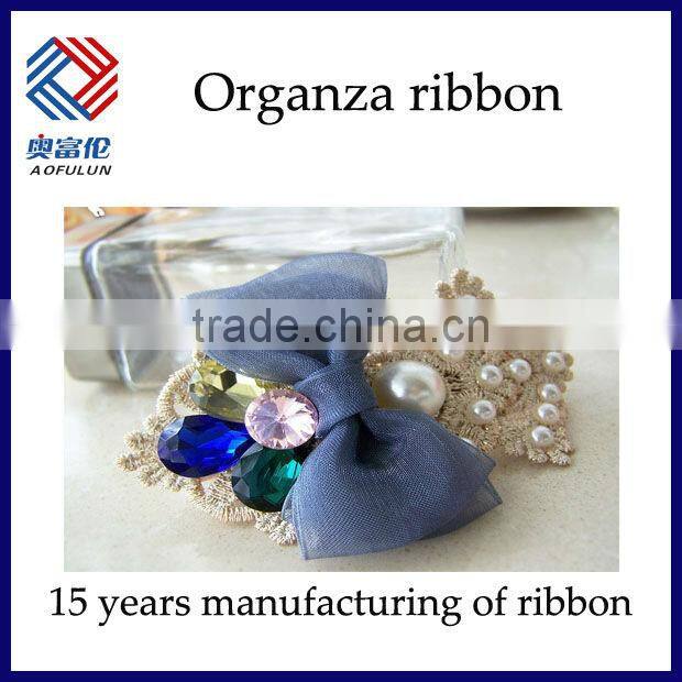 1''light colour designer grosgrain ribbon teenage hair bows