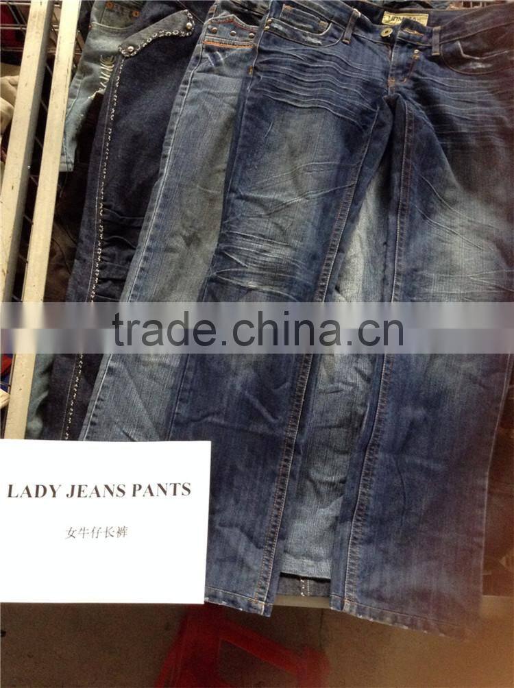 GZY 2015 Hot sale wholesale cheap used jean