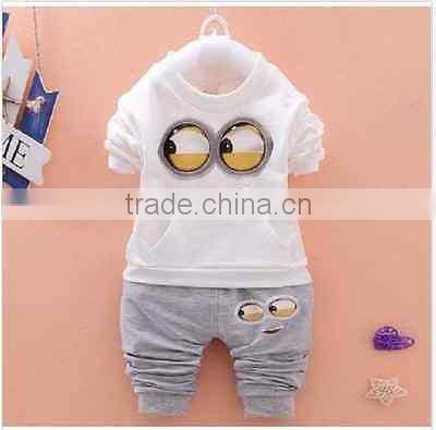 3PCS Baby Boys Girls Clothing Set Long Sleeve Shirt Pants Vest Hoodie