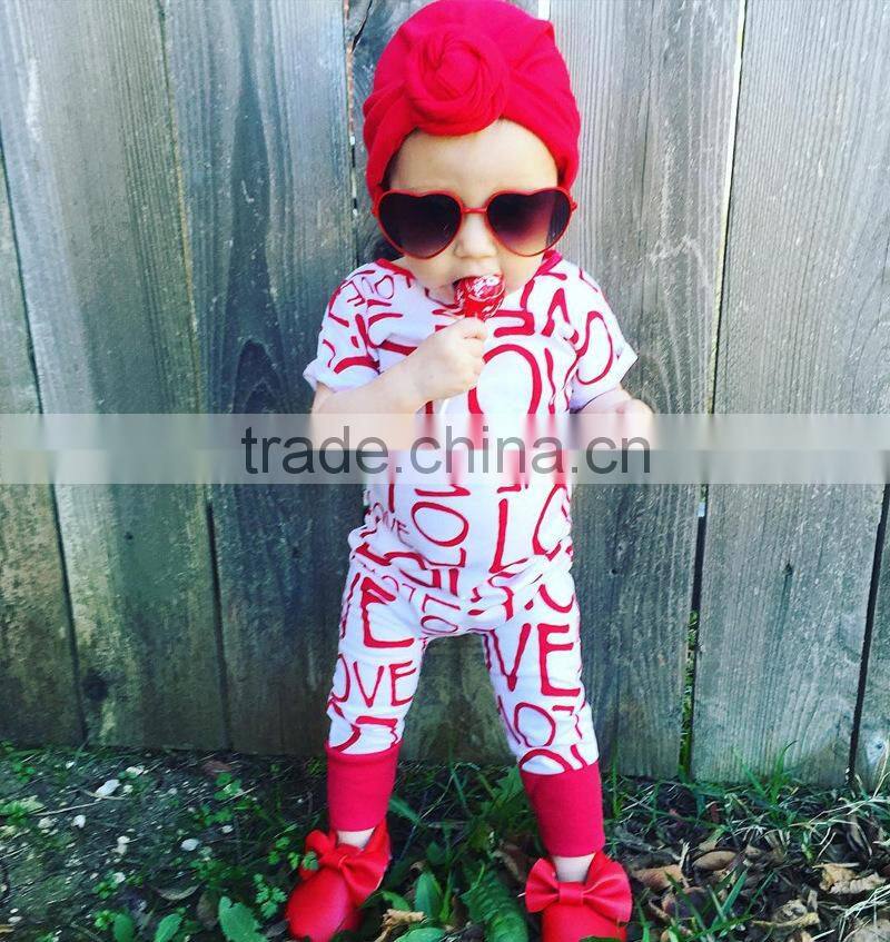 YF71236 autumn 2017 newborn clothing love letter printing baby clothes