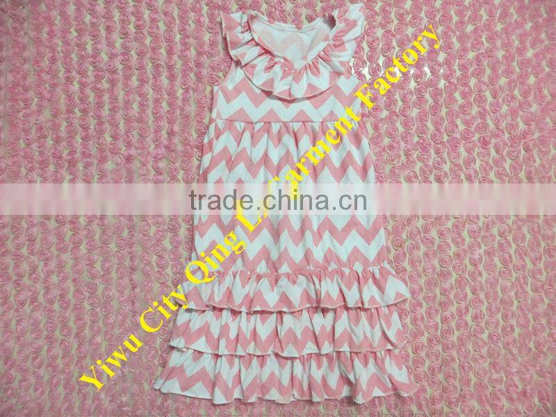 Funky Designs Toddler Girls Boutique Chevron Clothing Baby Persnickety Girls Cotton Black/White Zigzag Double Ruffle Pants