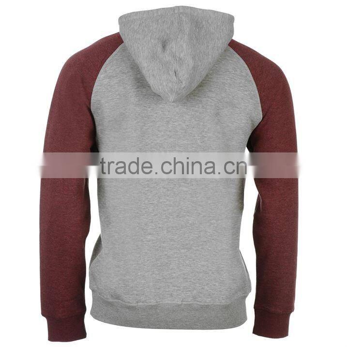 Long Sleeve Two Color Hoodies Pullover Hoodie