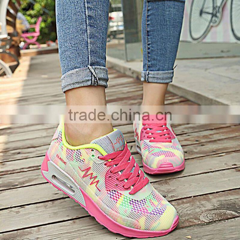 2016 Adult Casual Shoes Women Canvas Rubber Lace Up Shoes