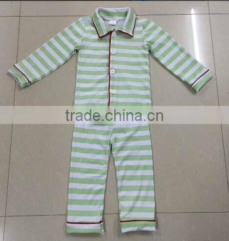 christmas unisex children clothing sets wholesale kids Christmas pajamas with moose printed