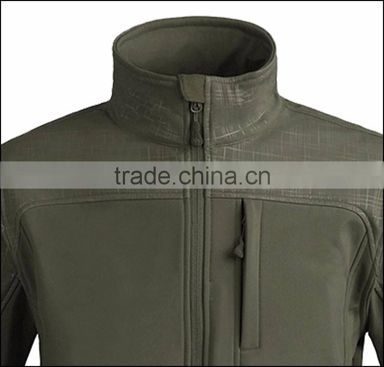 New designs spring softshell jacket men outdoor wear with waterproof and breathable
