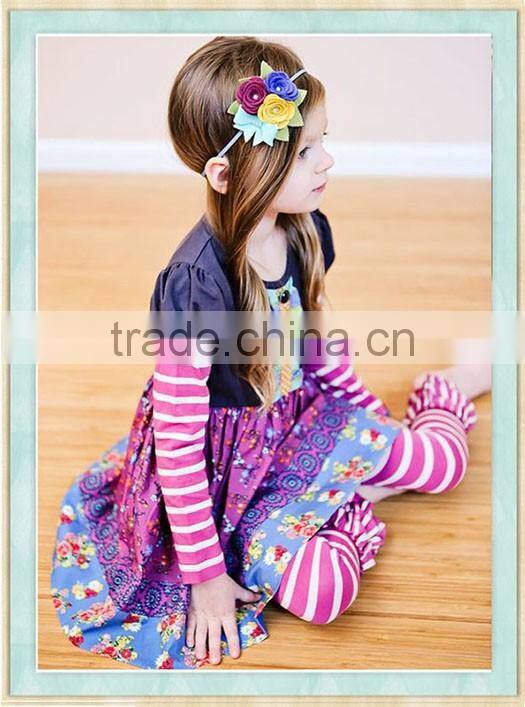 Red Polka Dot Apple Pant Set Appliqued White Long Shirt Children's Clothes Boutique outfit For Spring/ Fall Outfit Kids Clothes