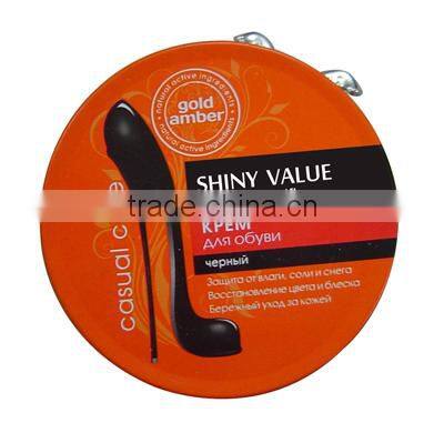 Shiny Value series high quality shoe polish in tin box