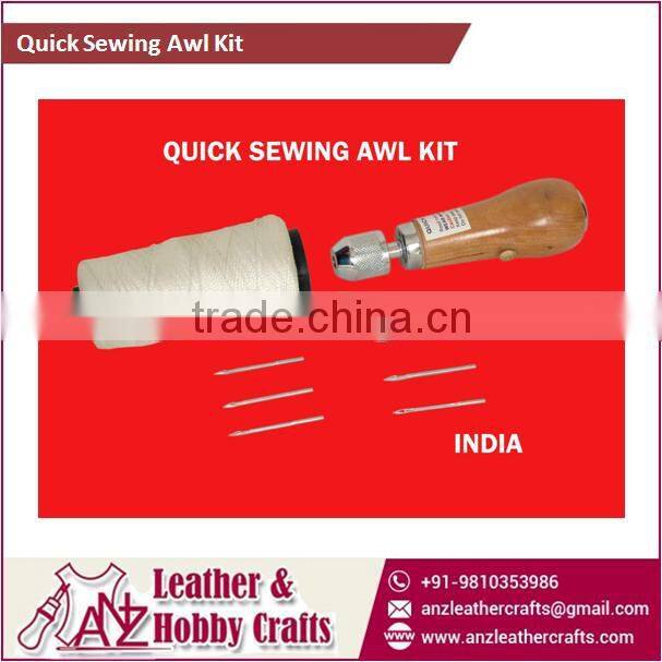 2017 New Professional DIY Speedy Stitcher Sewing Awl Tool Kit for Leather Sail & Canvas Heavy Repair