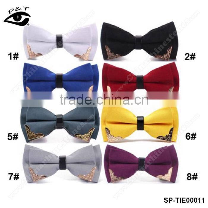 Hot sale polyster cheap bow tie Vintage Men's Bowtie Handmade Silk Tie for Evening Dress Wedding Dress