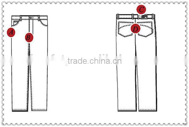 Workwear Trousers NFPA 2112 Compliant FR Cotton Denim Pants