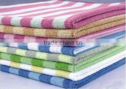 colour stripe microfiber towel stripe cleaning cloth colored saxophones hand towel
