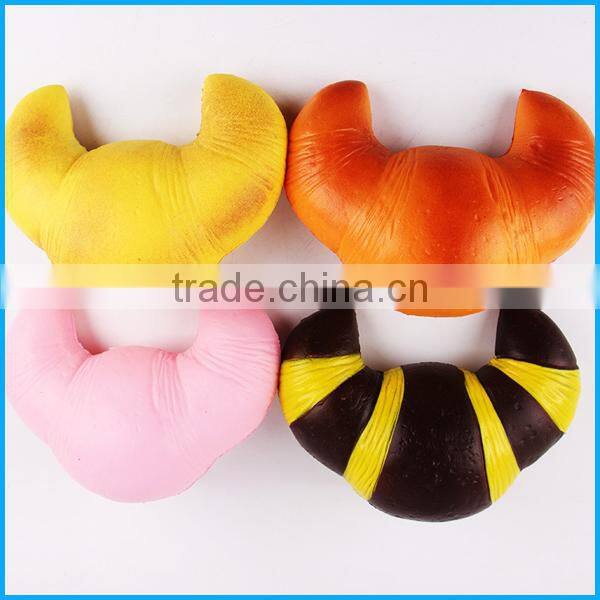 Hot selling PU soft slow rising squishy buns toys with EN71 certificate