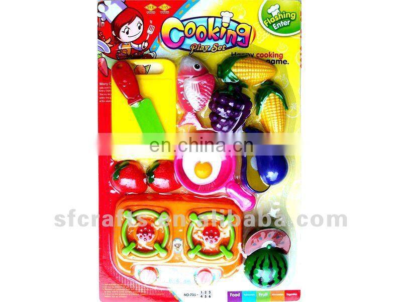 New,plastic cut fruite game toy for kids