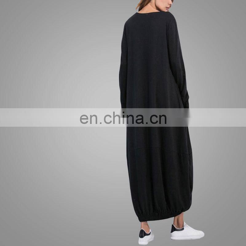 High Quality Muslim Kebaya 2017 Dubai Abaya Cotton Material Women Every Long Dress