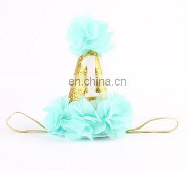 1 PCS Newborn Headbands Girls Hair Accessories Infants Flower Crown Headband Hair Bands Kids Birthday Gifts