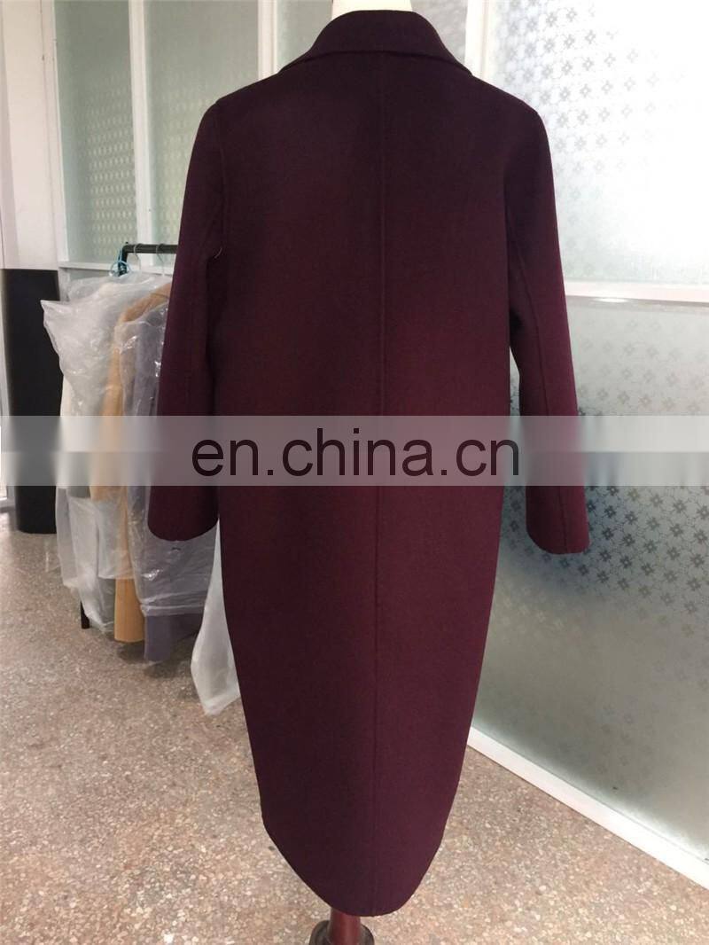 Korean Style New Fashion Wool Coat Winter Long Style Coat Wool Coat Women