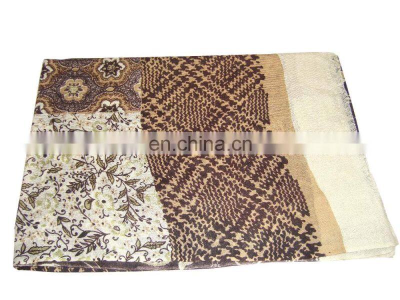 Printed 100% Pashmina wool Scarfs , Shawls , Stoles