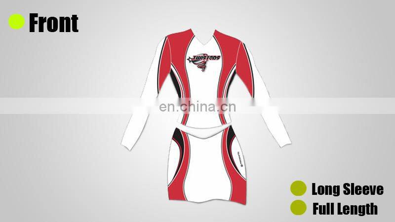 Comfortable fabrics wholesale cheerleading uniforms custom cheerleading uniforms