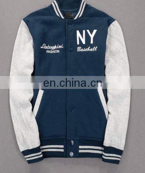 Autumn men's coat long sleeves custom varsity jackets embroidered sports jacket casual baseball jackets