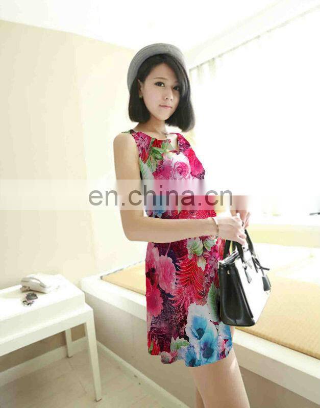 digital printed silk satin georgette fabric